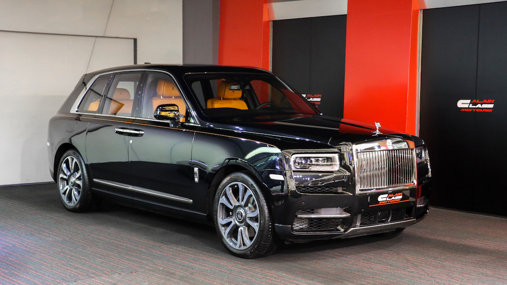 Call For Price 2020 RollsRoyce Cullinan with 740 miles finished in  Midnight Sapphire with a Tan interior Special options include  Instagram