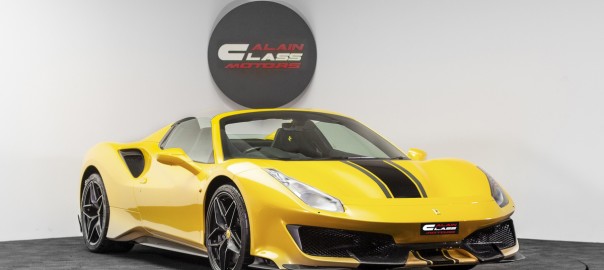 2022 Ferrari 488 Pista Spider # YWLLOW # 7700 (ap14) (7)
