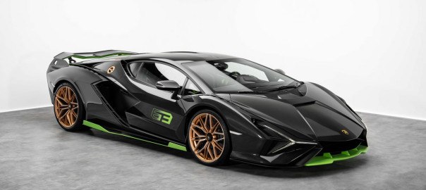 2021 Lamborghini Sián RESHOOT # Exposed Carbon Green # 0211 (3)