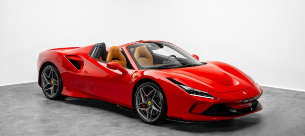 2021 Ferrari F8 Spider # Red # 3144 (3)